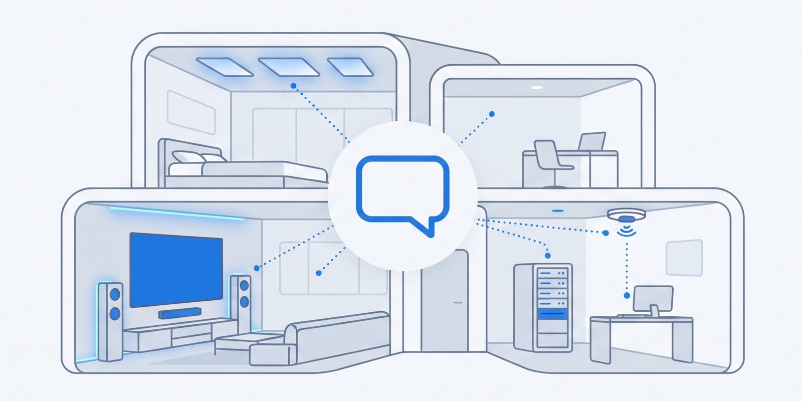 Automação residencial, áudio, vídeo e redes integrados em um mesmo projeto
